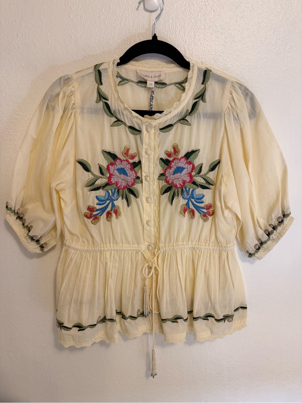 Jennifer & Grace Peplum Blouse